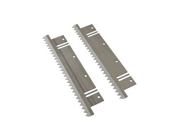 Serrated Toothed Cut Off  Blade Customized Size For Packing Bags ISO9001