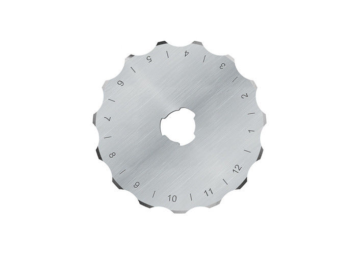 Toothed Serrated Circular Slitter Blades Durable For Top Cutting Cloth